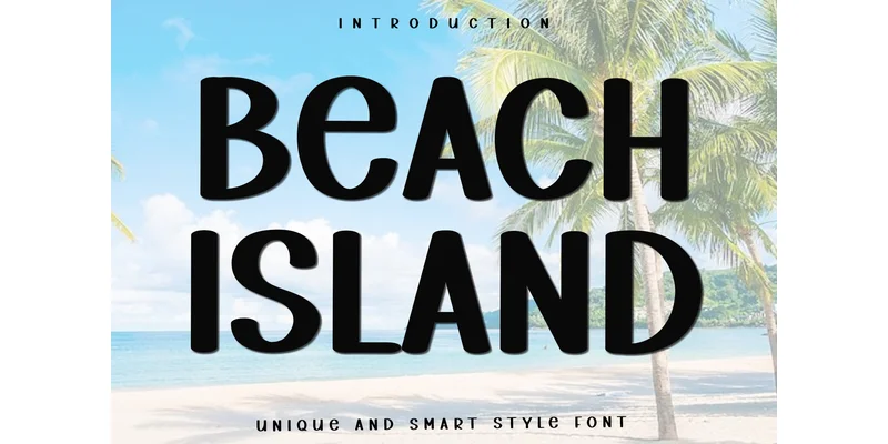 Beach Island Font by FreshTypeINK by FreshTypeINK — Display Font