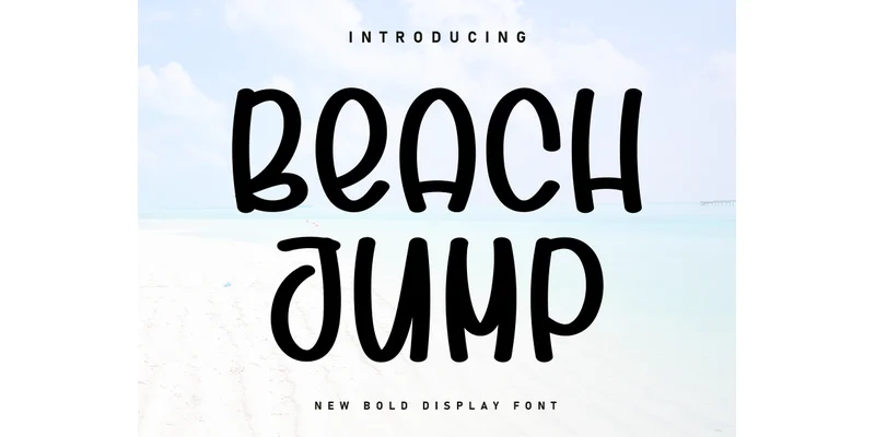 Beach Jump Font by KC Production by KC Production — Display Font