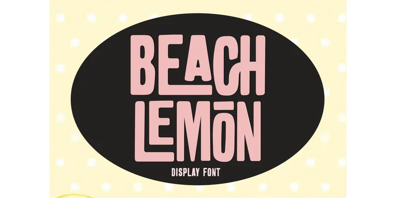 Beach Lemon Font by PiPi Creative by PiPi Creative — Display Font