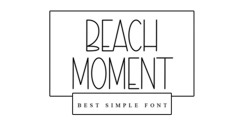 Beach Moment Font by PAYJHOshop — Sans Serif Font