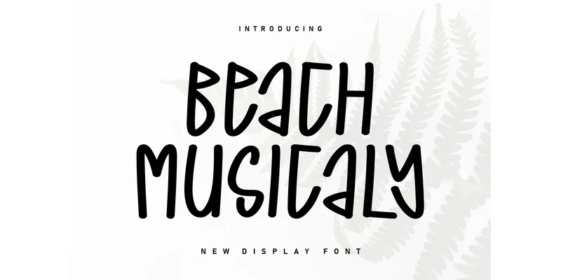 Beach Musicaly Font by KC Production by KC Production — Display Font
