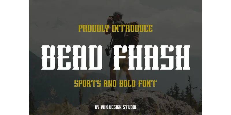 Bead Fhash Font by vandesignstd by vandesignstd — Blackletter Font