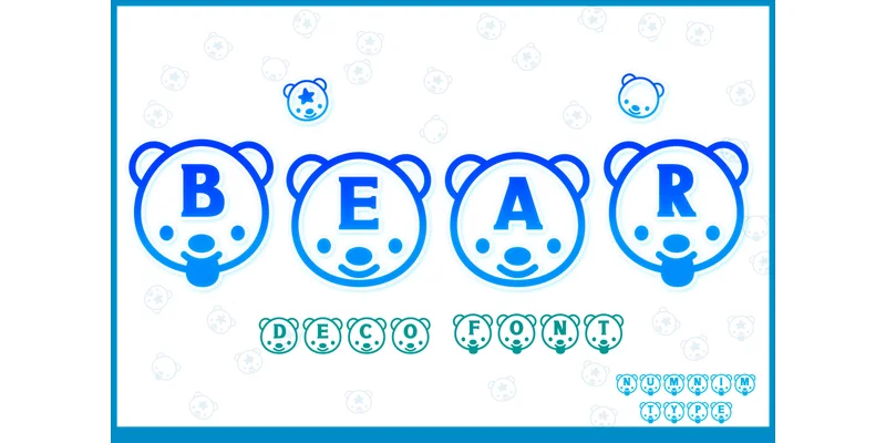 Bear Font by numnim by numnim — Decorative Font