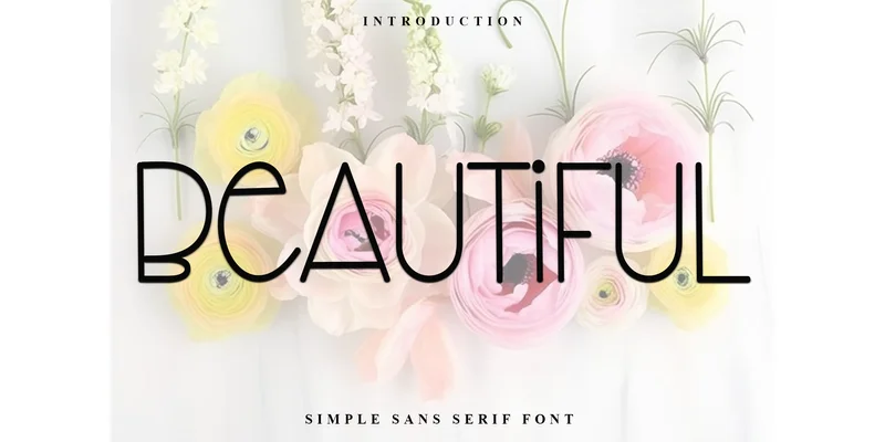 Beautiful Font by FreshTypeINK — Sans Serif Font