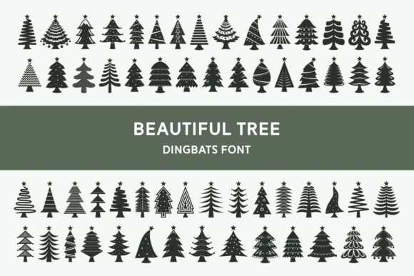 Beautiful Tree by Dito (7NTypes) — Dingbats Font