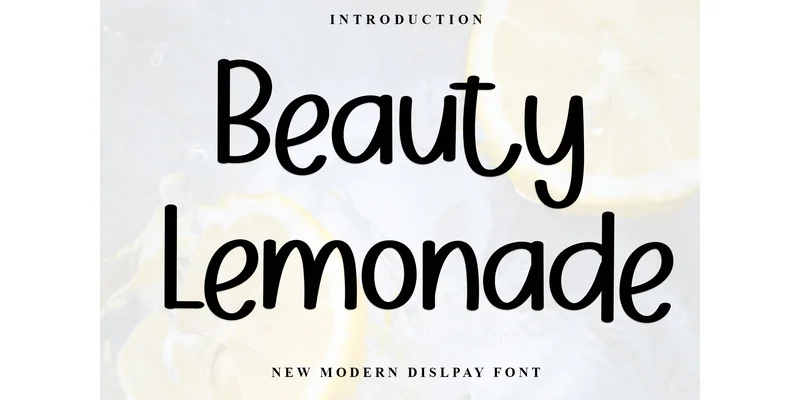 Beauty Lemonade Font by Inermedia STUDIO by Inermedia STUDIO — Display Font