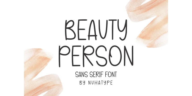Beauty Person Font by Nuhatype — Sans Serif Font