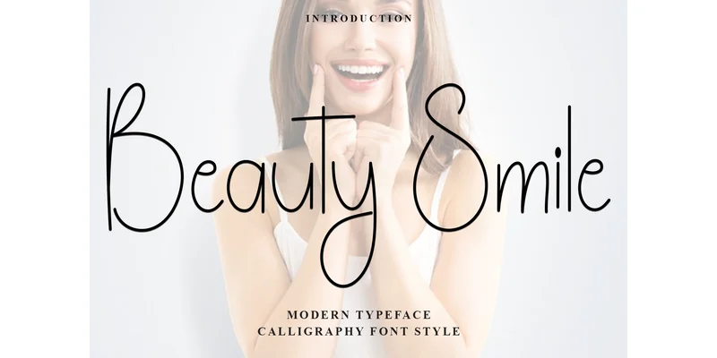 Beauty Smile Font by FreshTypeINK — Sans Serif Font