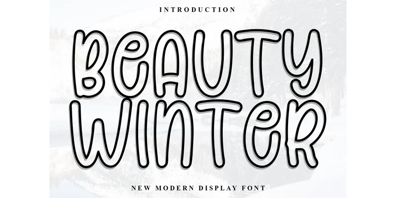 Beauty Winter Font by FreshTypeINK by FreshTypeINK — Display Font