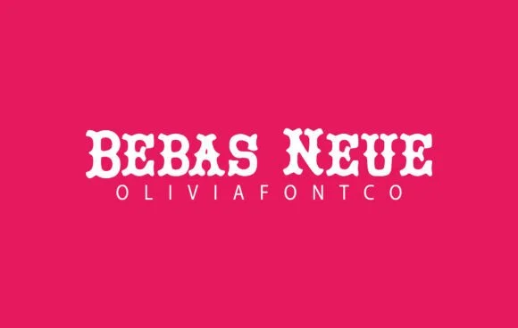 Bebas Neue by OliviaFontCo — Slab Serif Font