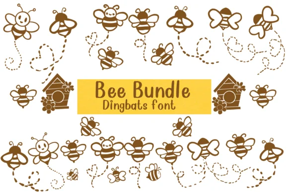Bee Bundle by Nongyao — Dingbats Font