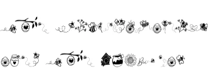 Bee Bundle by Nongyao — Dingbats Font — thumbnail 8