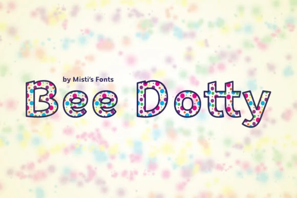 Bee Dotty by Misti — Color Fonts Font