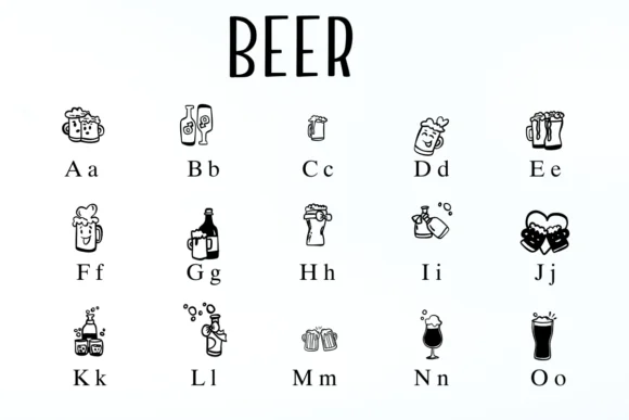Beer by Nongyao — Dingbats Font — thumbnail 2