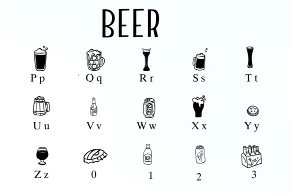Beer by Nongyao — Dingbats Font — thumbnail 3