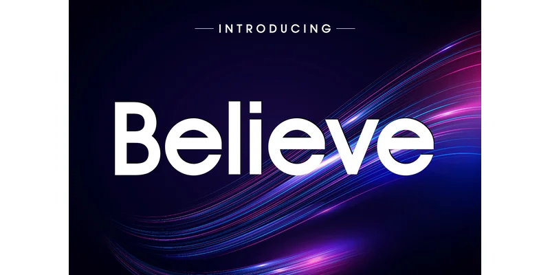 Believe Font by Fox7 — Sans Serif Font