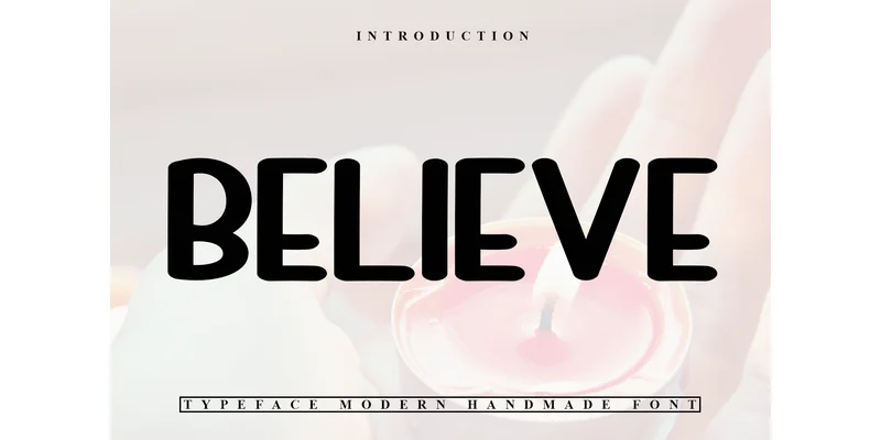 Believe Font by Inermedia STUDIO by Inermedia STUDIO — Display Font