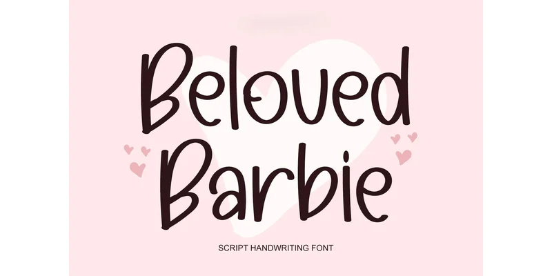 Beloved Barbie Font by 21Design by 21Design — Display Font