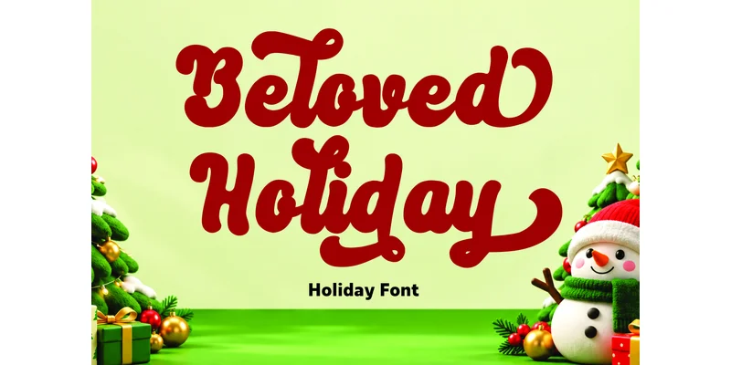 Beloved Holiday Font by Mozatype by Mozatype — Display Font