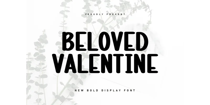 Beloved Valentine Font by Berkah Shop by Berkah Shop — Display Font