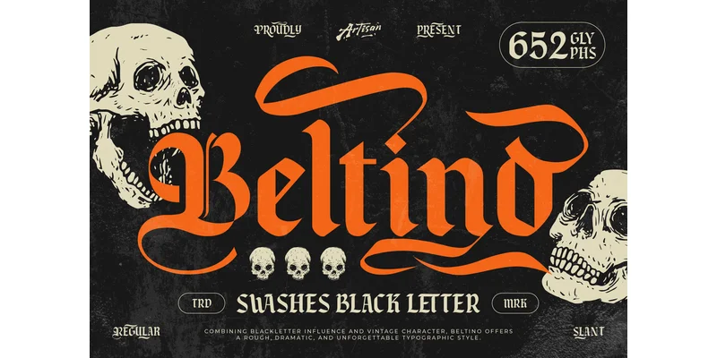 Beltino Font by Artisan Themes by Artisan Themes — Blackletter Font