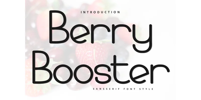 Berry Booster Font by Inermedia STUDIO — Sans Serif Font