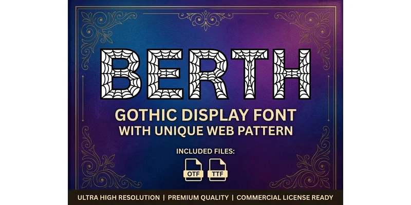 Berth Font by Creativeguru — Display Font