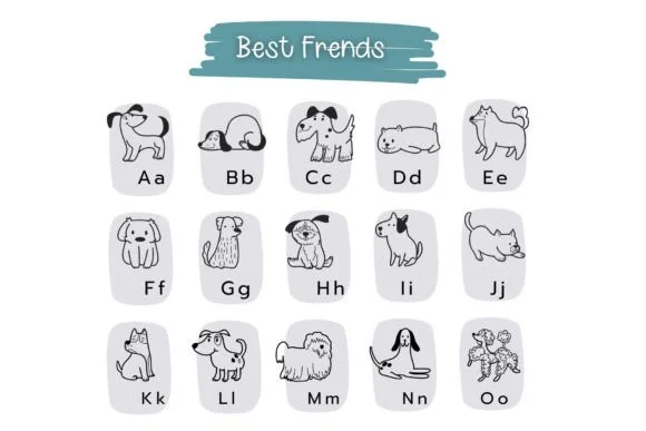 Best Friends Doodles by Pui Art — Dingbats Font — thumbnail 2