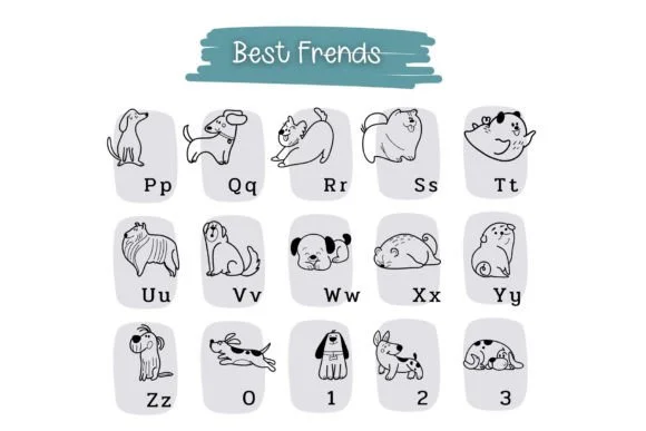 Best Friends Doodles by Pui Art — Dingbats Font — thumbnail 3