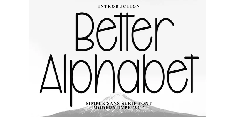 Better Alphabet Font by Inermedia STUDIO — Sans Serif Font