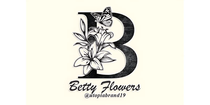 Betty Flowers Monogram Font by utopiabrand19 by utopiabrand19 — Decorative Font