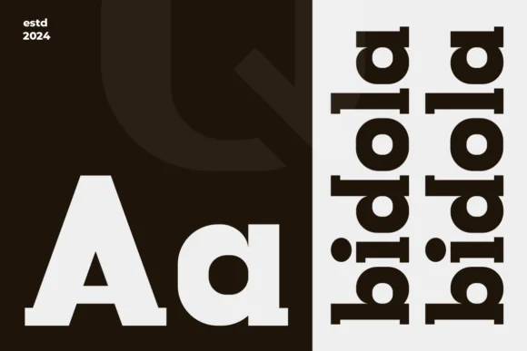 Bidola by Artiveko — Slab Serif Font — thumbnail 5