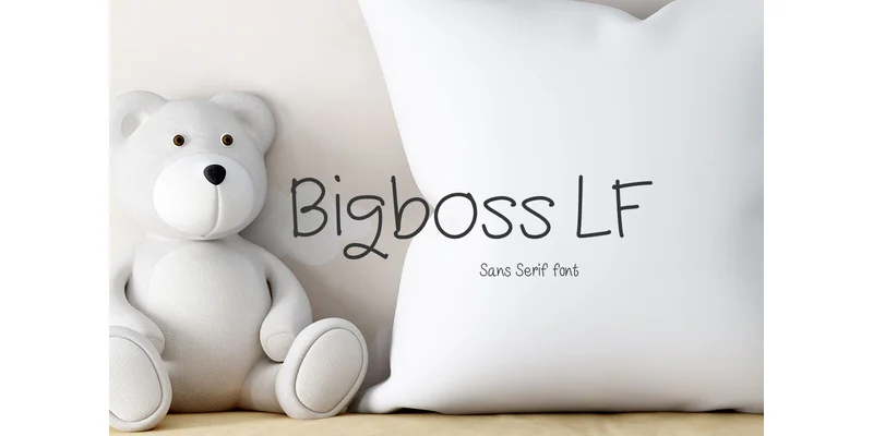 Bigboss Lf Font by TanoiCartoonist — Sans Serif Font