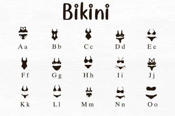 Bikini by Nongyao — Dingbats Font — thumbnail 2