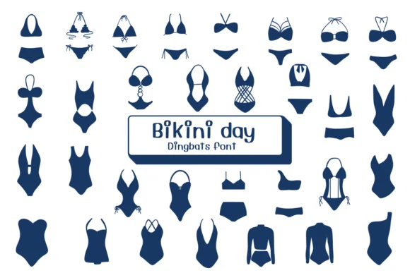 Bikini Day by Ketsarin — Dingbats Font