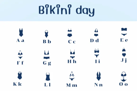 Bikini Day by Ketsarin — Dingbats Font — thumbnail 2