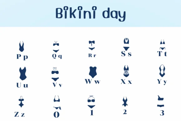 Bikini Day by Ketsarin — Dingbats Font — thumbnail 3