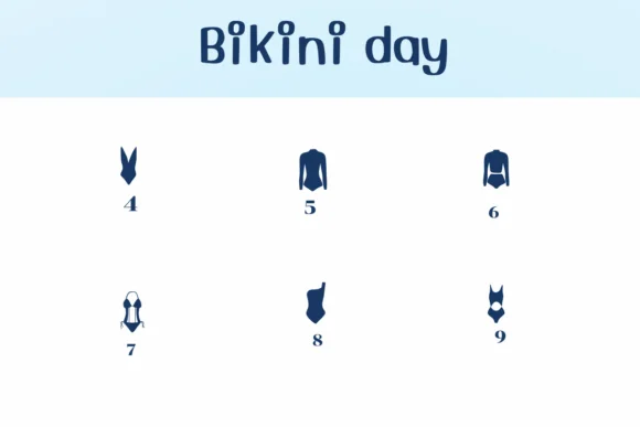 Bikini Day by Ketsarin — Dingbats Font — thumbnail 4