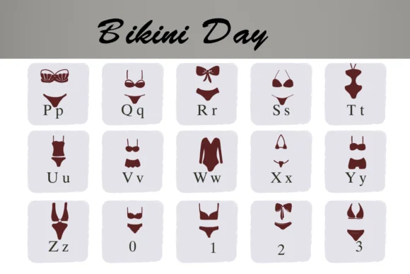 Bikini Day by Nongyao — Dingbats Font — thumbnail 3