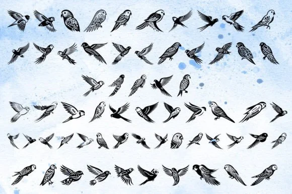 Bird Delights by MOMAT THIRTYONE — Dingbats Font — thumbnail 2