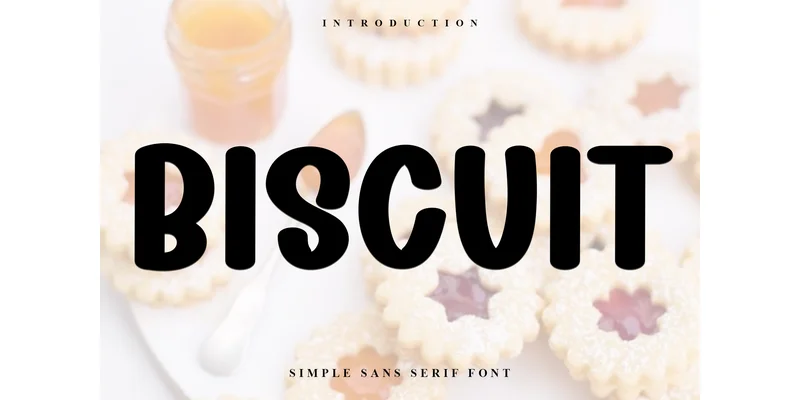 Biscuit Font by FreshTypeINK — Sans Serif Font