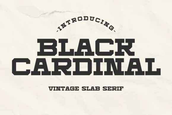 Black Cardinal by Intype Studio — Slab Serif Font