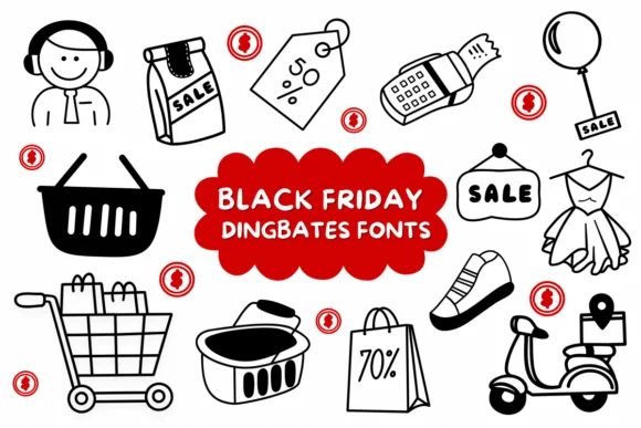 Black Friday by Natchuta — Dingbats Font