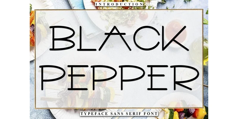 Black Pepper Font by Inermedia STUDIO — Sans Serif Font