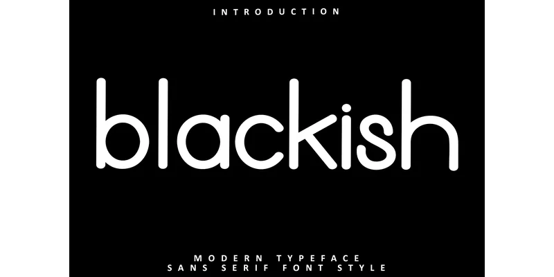 Blackish Font by FreshTypeINK — Sans Serif Font