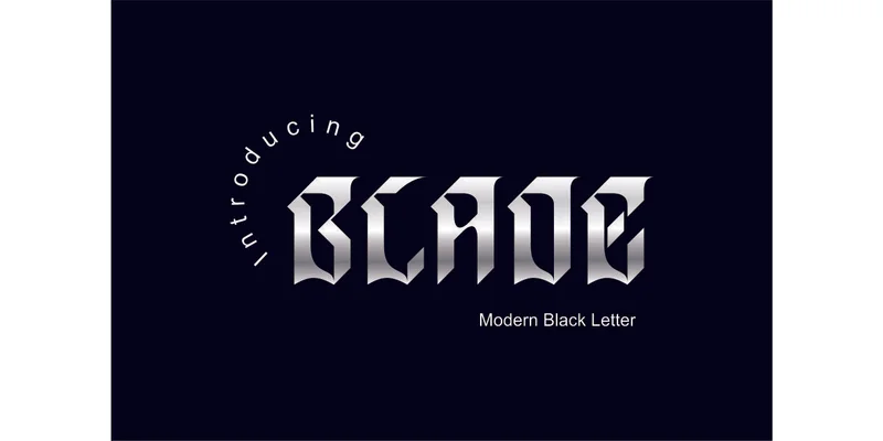 Blade Font by Whymore โ Blackletter Font