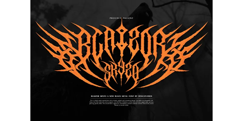 Blaizor Skyzo Font by Denustudios by Denustudios — Blackletter Font