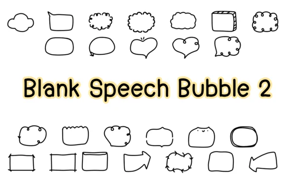 Blank Speech Bubble 2 by Foam-Design Store — Dingbats Font