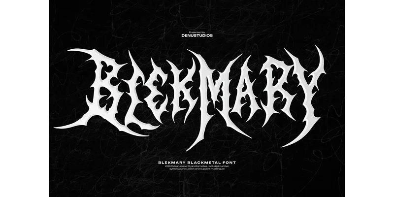 Blekmary Font by Denustudios by Denustudios — Blackletter Font