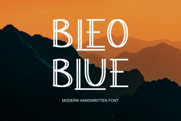 Bleoblue by kalingga.albert β Slab Serif Font